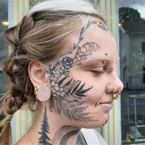 sexy face tattoos